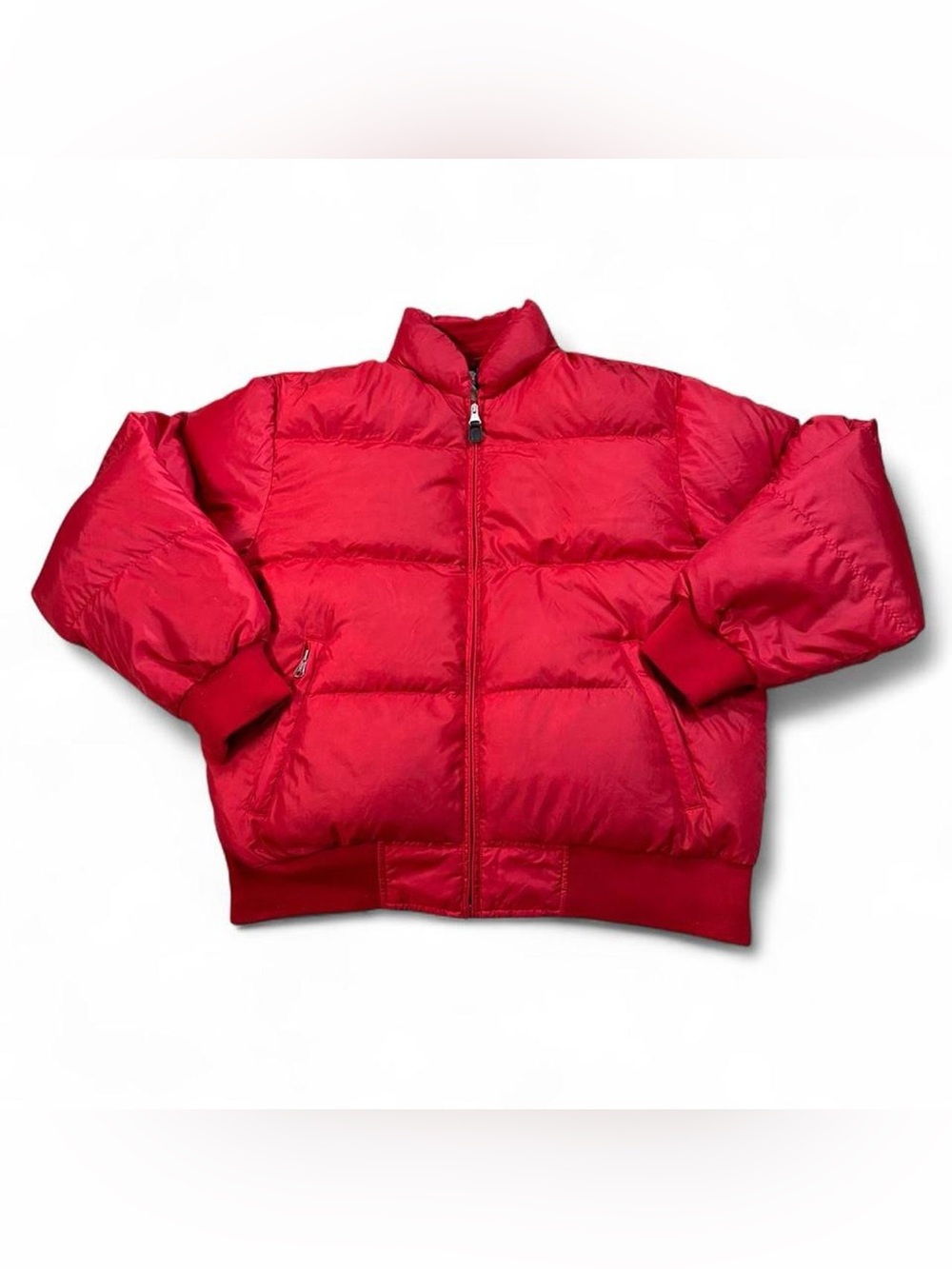Ralph Lauren Polo Jeans Company Vintage Men’s Red Down Puffer Jacket Size Large